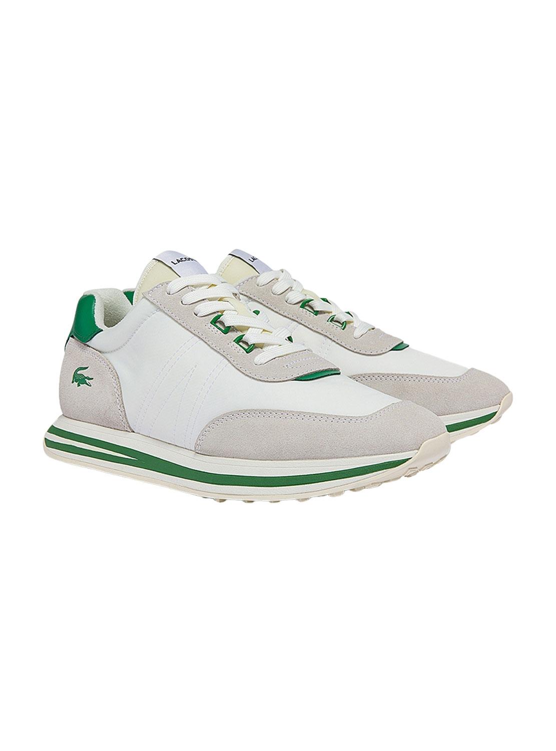Sapatilhas Lacoste L Spin Branco e Verde Homem