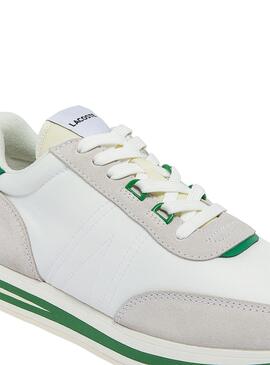 Sapatilhas Lacoste L Spin Branco e Verde Homem