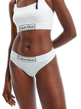 Calcinha Calvin Klein Branco para Mulher