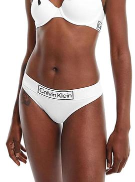 Calções Calvin Klein Brancos para Mulher