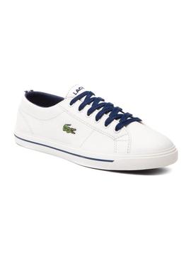 Sapato Lacoste Riberac Branco Menino