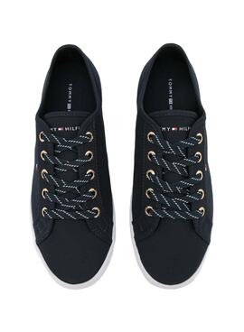 Sapatilhas Tommy Hilfiger Essential Azul Marinho Mulher