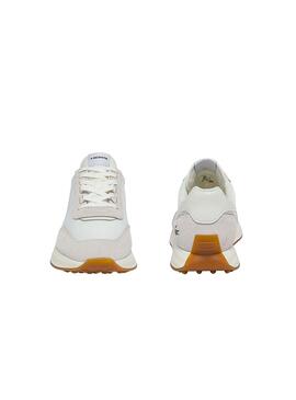 Sapatilhas Lacoste L Spin Branco e Bege Mulher