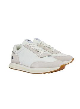 Sapatilhas Lacoste L Spin Branco e Bege Mulher