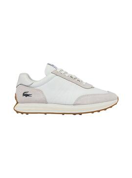 Sapatilhas Lacoste L Spin Branco e Bege Mulher