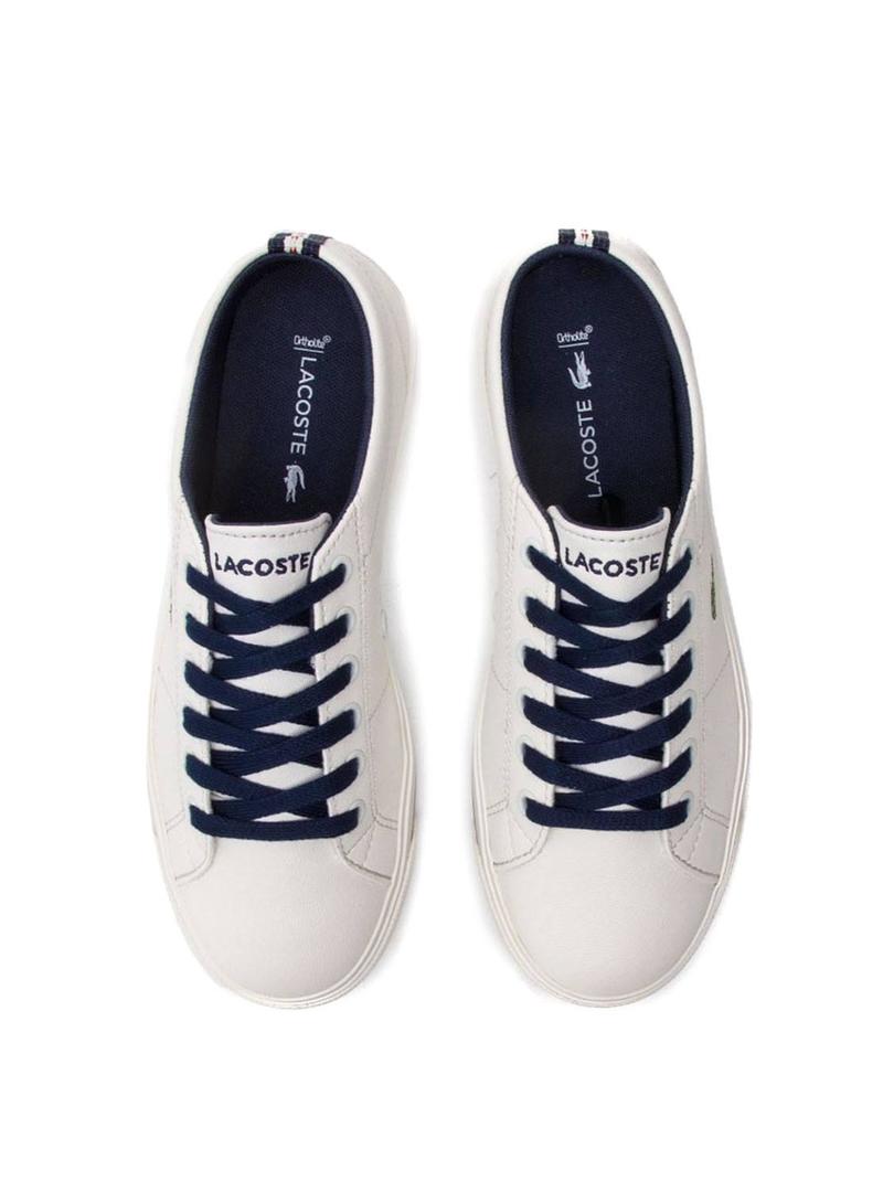 Sapato Lacoste Riberac Branco Menino
