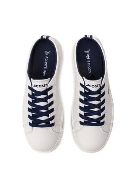 Sapato Lacoste Riberac Branco Menino