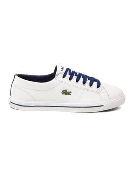 Sapato Lacoste Riberac Branco Menino