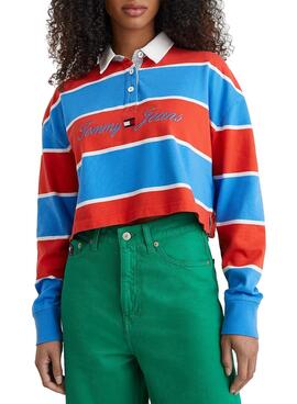 Polo Tommy Jeans ABO POP Multicolor para Mulher