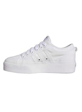 Tênis Adidas Nizza Plataforma Brancos para Mulher
