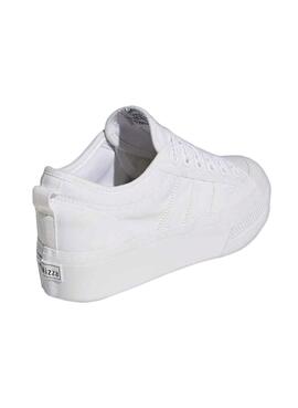 Tênis Adidas Nizza Plataforma Brancos para Mulher