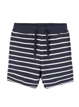 Bermudas Name It Jilan Azul Marinho e Branco para Menino