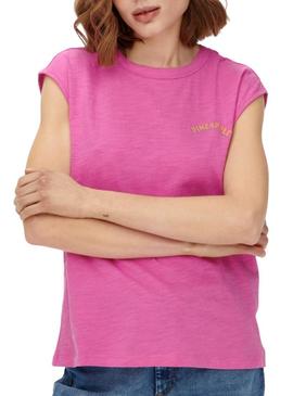 T-Shirt Only Banja Abacaxi Rosa para Garota