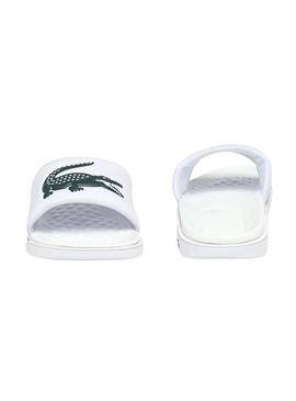 Flip Flops Lacoste Croco Dualiste Brancos Homem