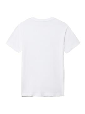 T-Shirt Napapijri Ayas Branco para Homem