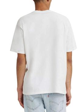 T-Shirt Levis Vintage Fit Graphic 501 Branco