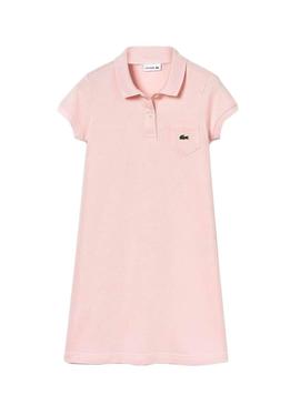 Vestido Lacoste Pólo Rosa Menina