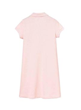 Vestido Lacoste Pólo Rosa Menina