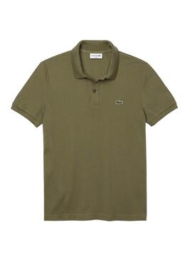 Polo Lacoste Slim Fit Verde Homem