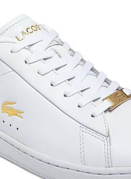 Sapatilhas Lacoste Carnaby Evo Brancos Mulher