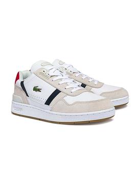 Sapatilhas Lacoste T-Clip Brancos para Homem