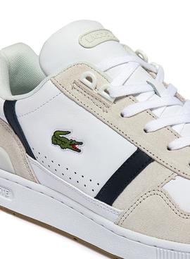 Sapatilhas Lacoste T-Clip Brancos para Homem