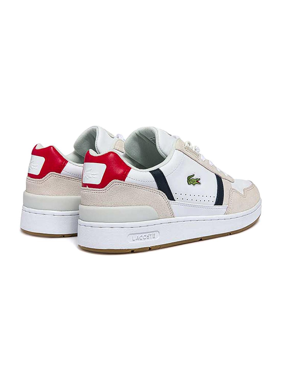Sapatilhas Lacoste T-Clip Brancos para Homem