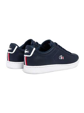 Sapatilhas Lacoste Carnaby Evo Azul Marinho para Homem