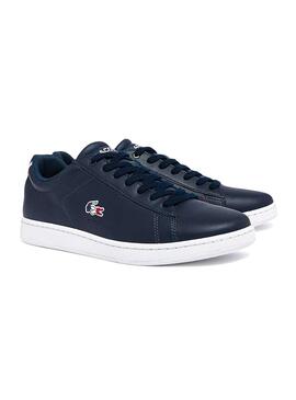 Sapatilhas Lacoste Carnaby Evo Azul Marinho para Homem