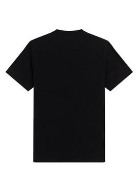 T-Shirt Fred Perry Graphic Preto para Homem
