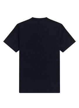 T-Shirt Fred Perry Graphic Azul Marinho para Homem