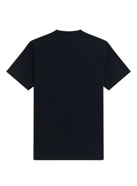 T-Shirt Fred Perry Graphic Azul Marinho para Homem