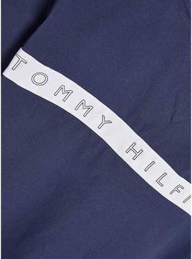 T-Shirt Tommy Hilfiger Distintivo Azul Marinho Menino