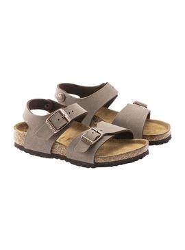 Sandálias Birkenstock New York Tostado Menino e Menina