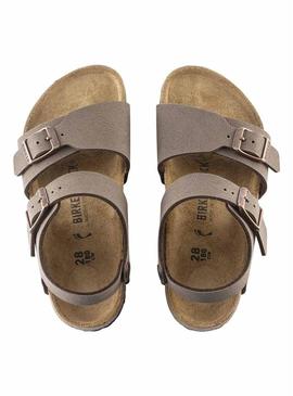 Sandálias Birkenstock New York Tostado Menino e Menina