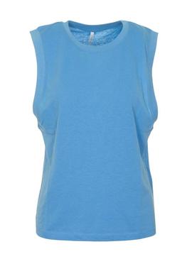 T-Shirt Only Maja Azul para Mulher