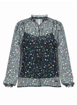 Blusa Pepe Jeans Gulsen Marina para Mulher