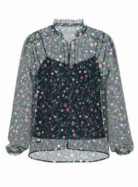 Blusa Pepe Jeans Gulsen Marina para Mulher