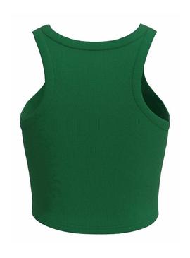 Top Crop Pepe Jeans Piera Verde para Mulher