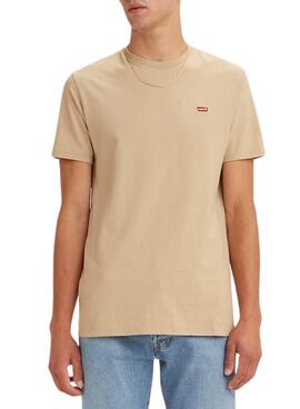 T-Shirt Levis SS Original HM Bege para Homem