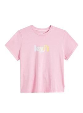 T-Shirt Levis Graphic Classic Rosa para Mulher