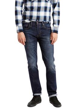 Jeans Levis 511 Slim Azul Oscuro Homem