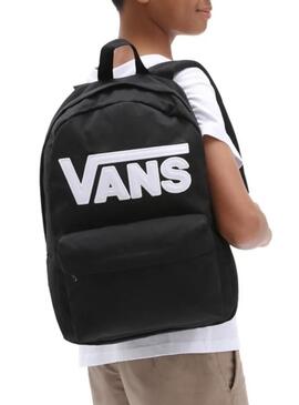 Mochila Vans New Skool Preto Menino e Menina
