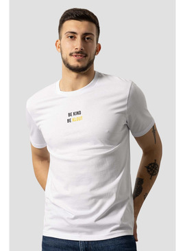 T-Shirt Klout Recycle Branco para Homem e Mulher