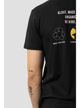 T-Shirt Klout Recycle Preto