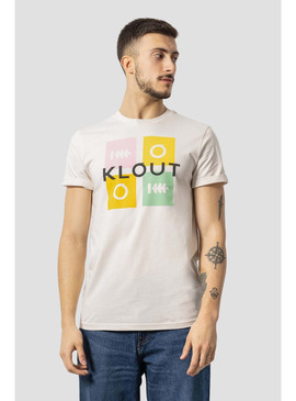 T-Shirt Klout Puzzle Bege