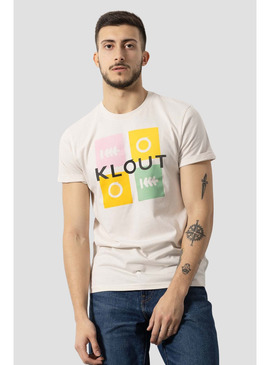 T-Shirt Klout Puzzle Bege