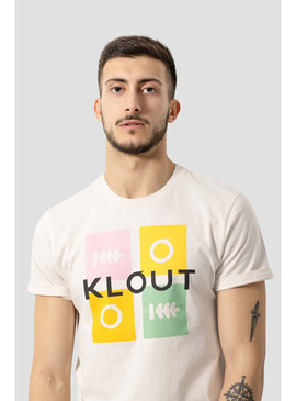 T-Shirt Klout Puzzle Bege