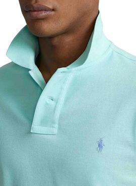 Polo Polo Ralph Lauren Malha Turquesa para Homem