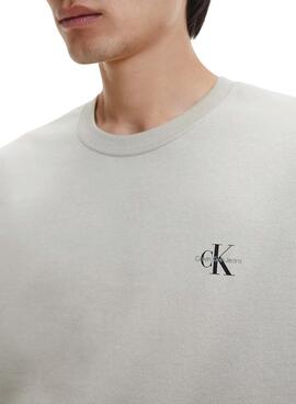 Pack 2 T-Shirts Calvin Klein Monograma Homem